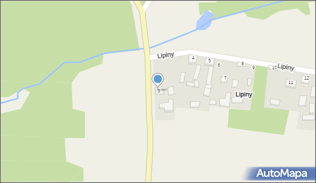 Lipiny, Lipiny, 3, mapa Lipiny