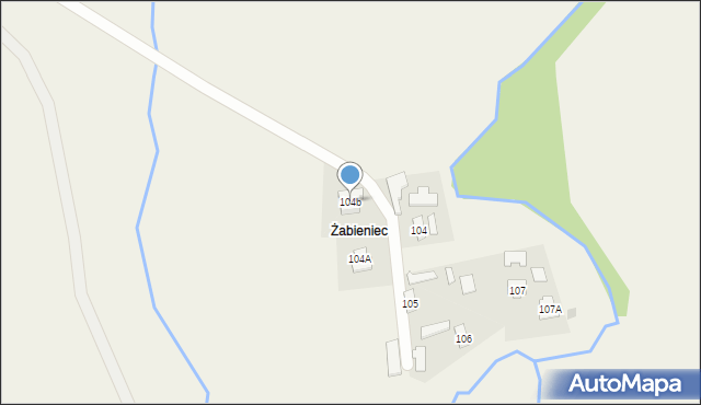 Lipiny, Lipiny, 104b, mapa Lipiny