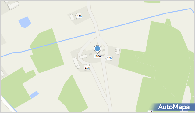 Lipiny, Lipiny, 126A, mapa Lipiny