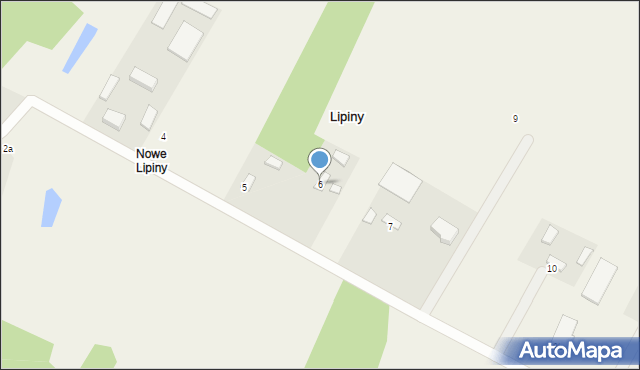 Lipiny, Lipiny, 6, mapa Lipiny