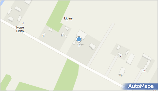 Lipiny, Lipiny, 7, mapa Lipiny