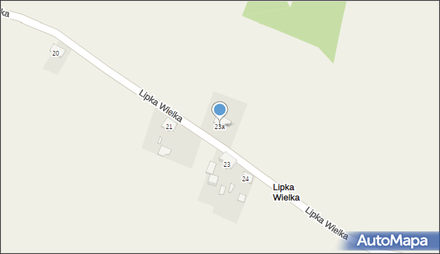 Lipka Wielka, Lipka Wielka, 23a, mapa Lipka Wielka