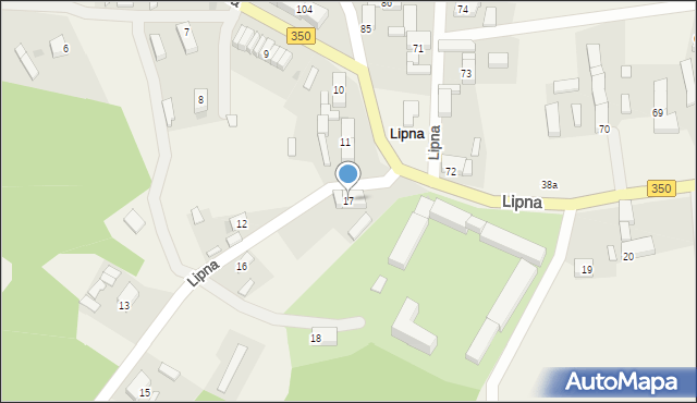 Lipna, Lipna, 17, mapa Lipna