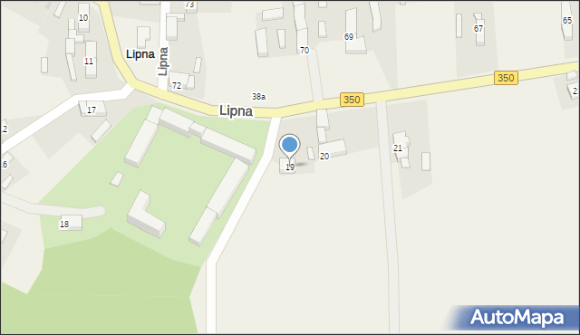 Lipna, Lipna, 19, mapa Lipna