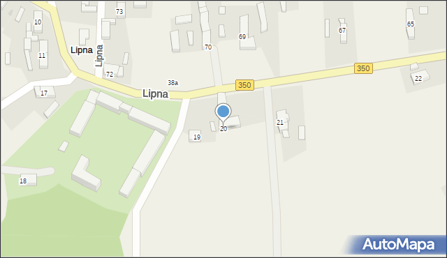 Lipna, Lipna, 20, mapa Lipna