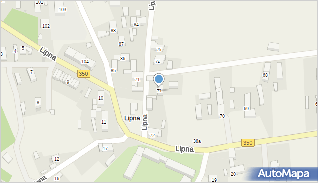 Lipna, Lipna, 73, mapa Lipna