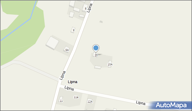 Lipna, Lipna, 10, mapa Lipna