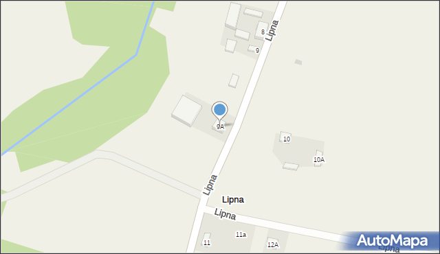 Lipna, Lipna, 9A, mapa Lipna