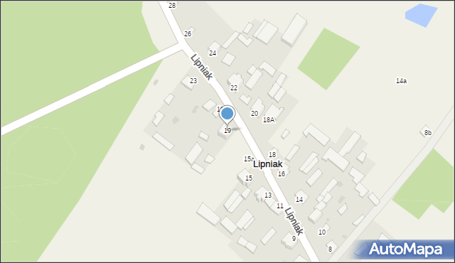 Lipniak, Lipniak, 19, mapa Lipniak