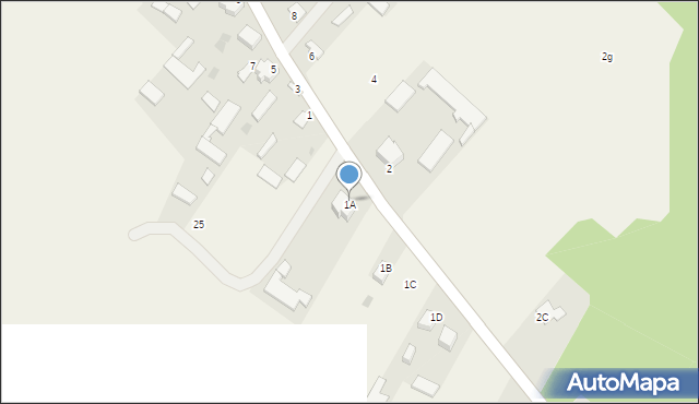 Lipniak, Lipniak, 1A, mapa Lipniak