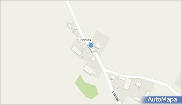 Lipniak, Lipniak, 8, mapa Lipniak