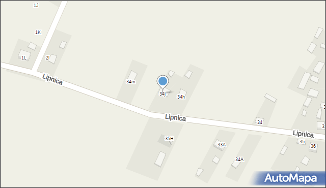 Lipnica, Lipnica, 34j, mapa Lipnica