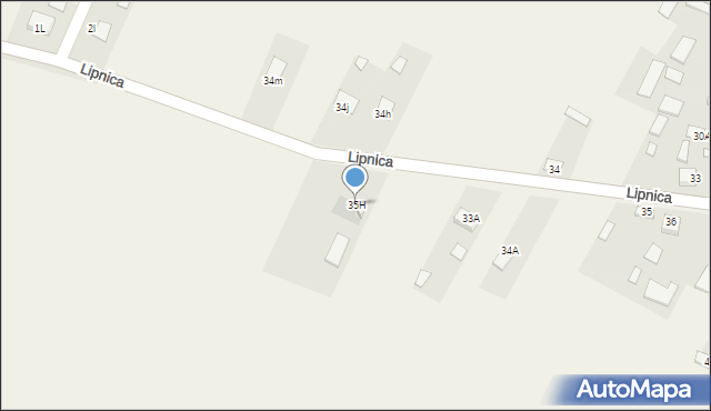 Lipnica, Lipnica, 35H, mapa Lipnica