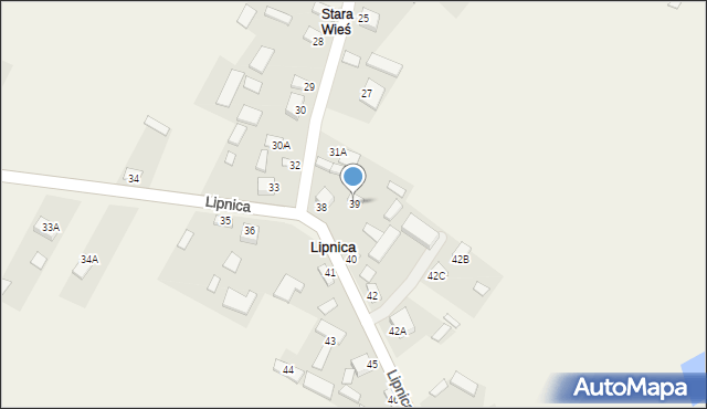 Lipnica, Lipnica, 39, mapa Lipnica