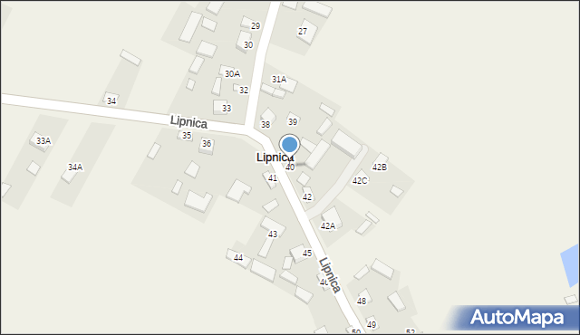 Lipnica, Lipnica, 40, mapa Lipnica