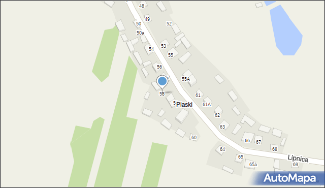 Lipnica, Lipnica, 58, mapa Lipnica