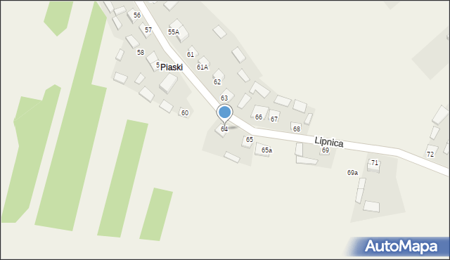 Lipnica, Lipnica, 64, mapa Lipnica