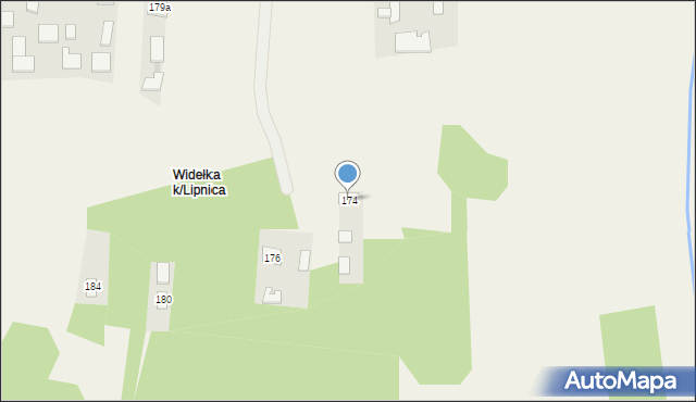 Lipnica, Lipnica, 174, mapa Lipnica