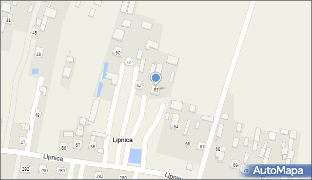 Lipnica, Lipnica, 63, mapa Lipnica