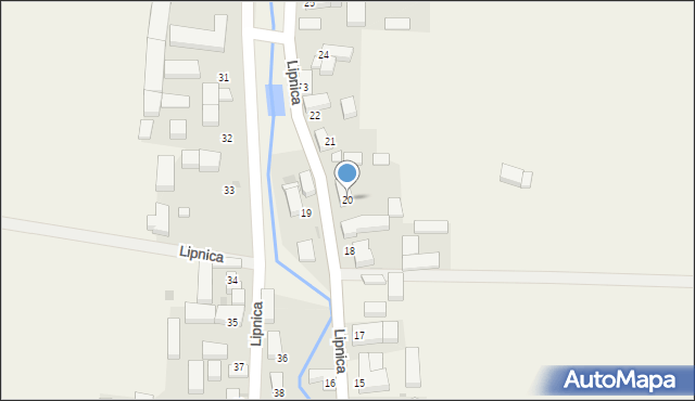 Lipnica, Lipnica, 20, mapa Lipnica