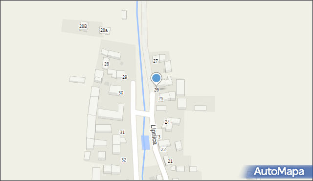 Lipnica, Lipnica, 26, mapa Lipnica