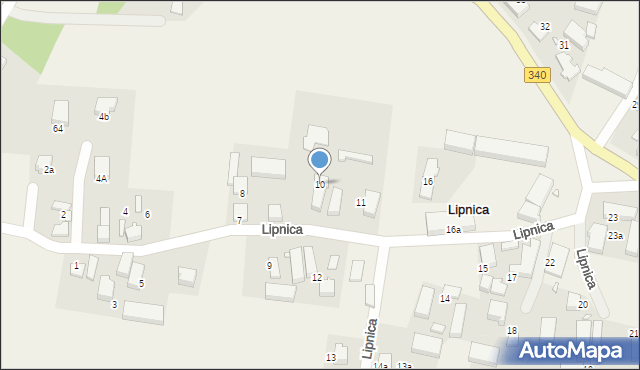 Lipnica, Lipnica, 10, mapa Lipnica