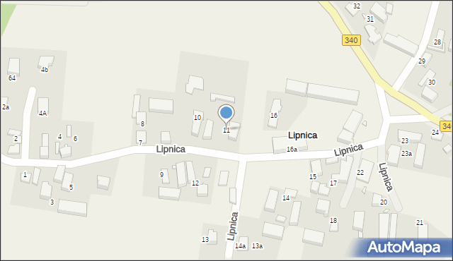 Lipnica, Lipnica, 11, mapa Lipnica