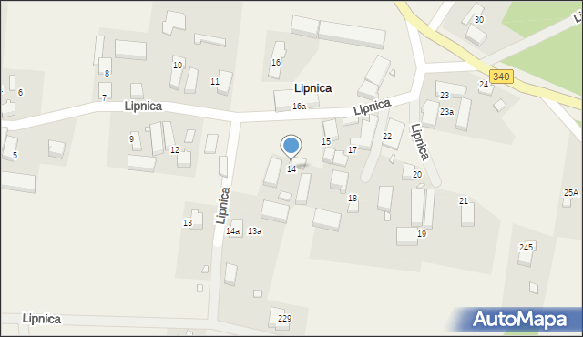 Lipnica, Lipnica, 14, mapa Lipnica