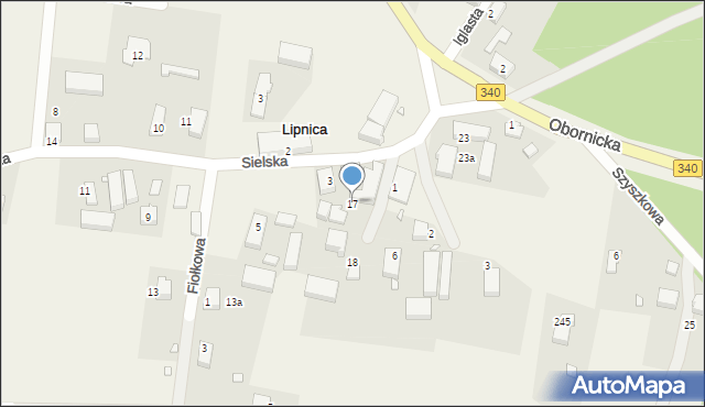 Lipnica, Lipnica, 17, mapa Lipnica