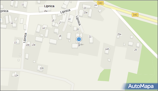 Lipnica, Lipnica, 19, mapa Lipnica