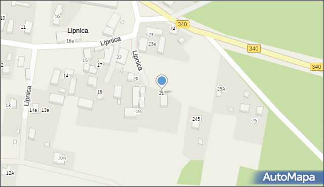 Lipnica, Lipnica, 21, mapa Lipnica