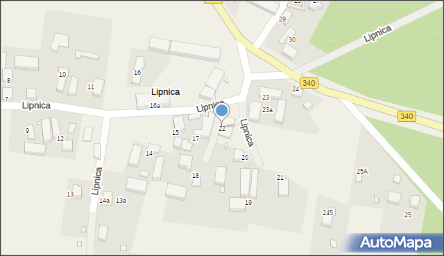 Lipnica, Lipnica, 22, mapa Lipnica