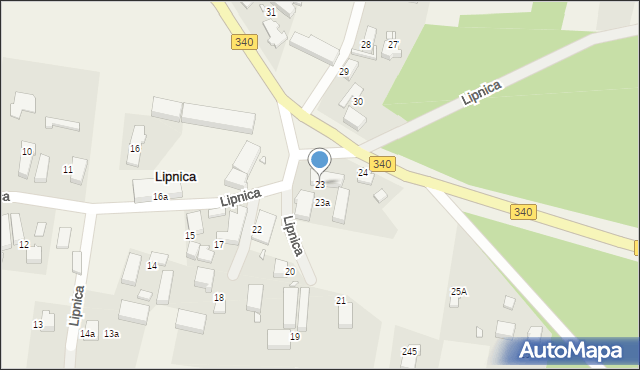 Lipnica, Lipnica, 23, mapa Lipnica