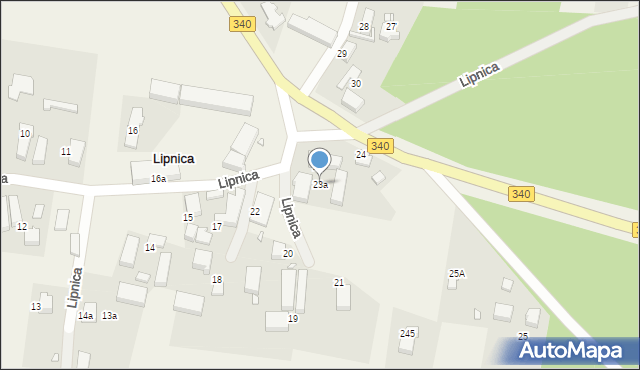 Lipnica, Lipnica, 23a, mapa Lipnica