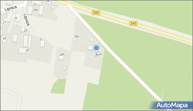 Lipnica, Lipnica, 25, mapa Lipnica