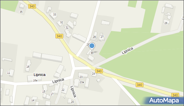 Lipnica, Lipnica, 30, mapa Lipnica