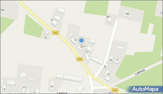 Lipnica, Lipnica, 32, mapa Lipnica