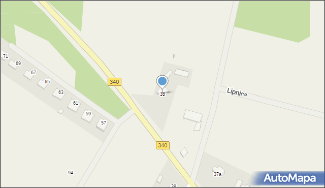 Lipnica, Lipnica, 38, mapa Lipnica