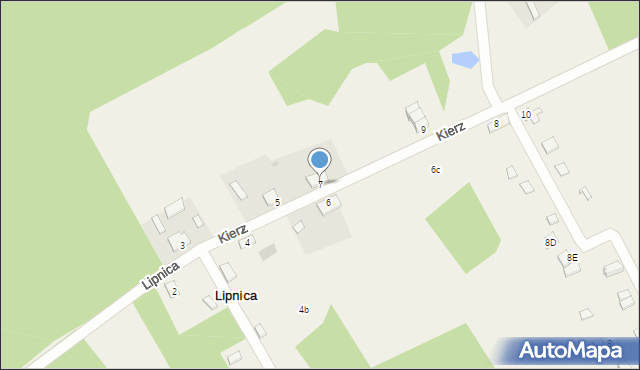 Lipnica, Lipnica, 7, mapa Lipnica