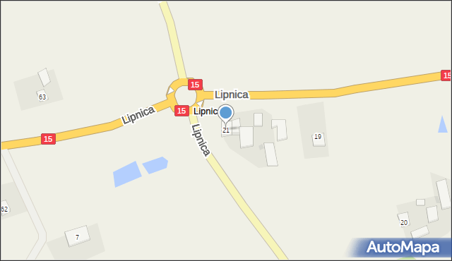 Lipnica, Lipnica, 21, mapa Lipnica