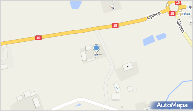 Lipnica, Lipnica, 62, mapa Lipnica