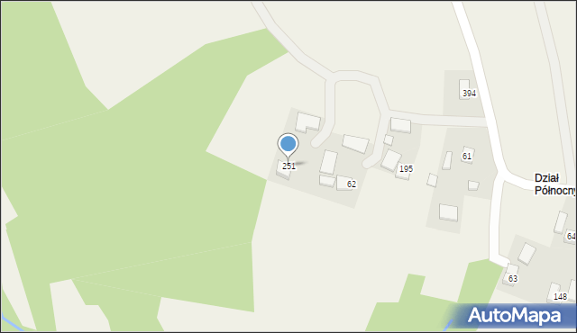 Lipnica Górna, Lipnica Górna, 251, mapa Lipnica Górna