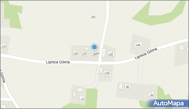 Lipnica Górna, Lipnica Górna, 130, mapa Lipnica Górna