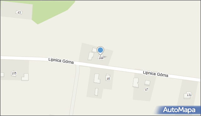 Lipnica Górna, Lipnica Górna, 44, mapa Lipnica Górna