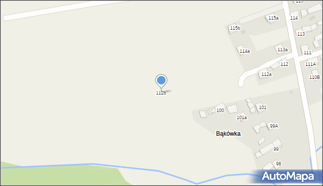 Lipnica Mała, Lipnica Mała, 112b, mapa Lipnica Mała