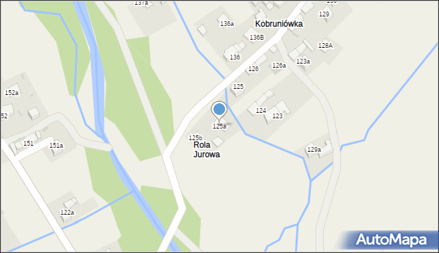 Lipnica Mała, Lipnica Mała, 125a, mapa Lipnica Mała