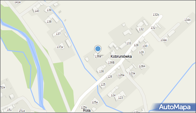 Lipnica Mała, Lipnica Mała, 136a, mapa Lipnica Mała