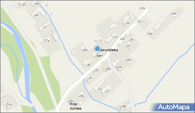 Lipnica Mała, Lipnica Mała, 136B, mapa Lipnica Mała