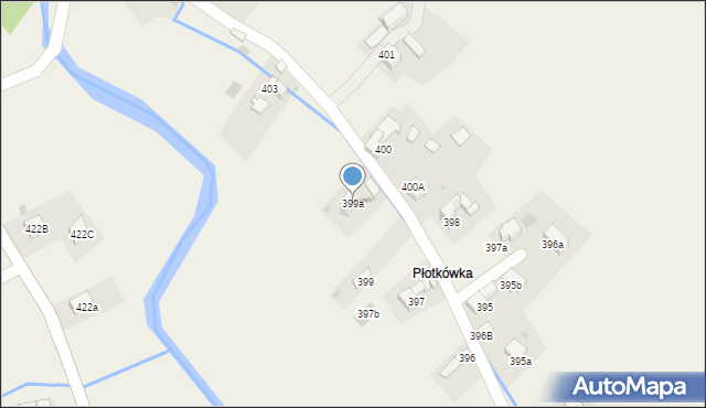 Lipnica Mała, Lipnica Mała, 399a, mapa Lipnica Mała