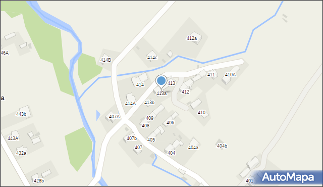 Lipnica Mała, Lipnica Mała, 413a, mapa Lipnica Mała